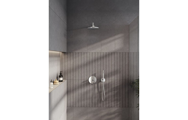 VitrA Origin 250mm Showerhead - Brushed Nickel