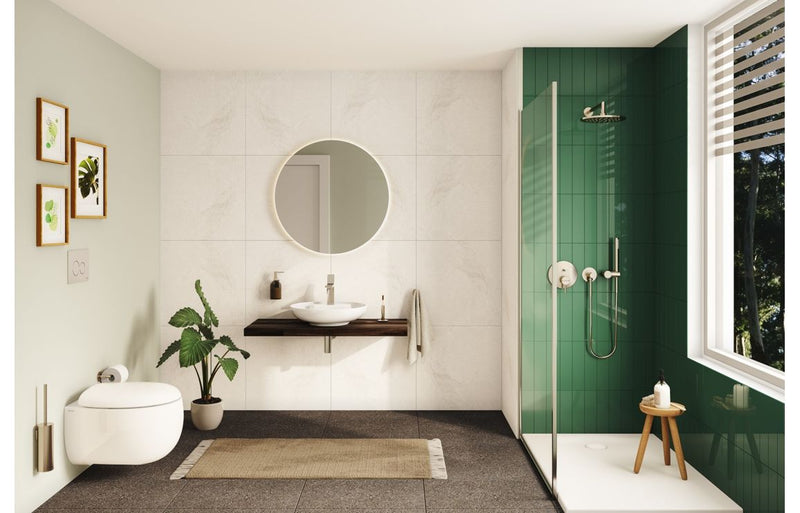 VitrA Origin 250mm Showerhead - Brushed Nickel