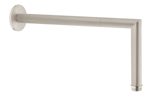 VitrA Origin Classic Wall Mounted 90° Connection Pipe - Brushed Nickel