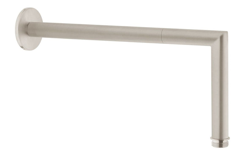 VitrA Origin Classic Wall Mounted 90° Connection Pipe - Brushed Nickel