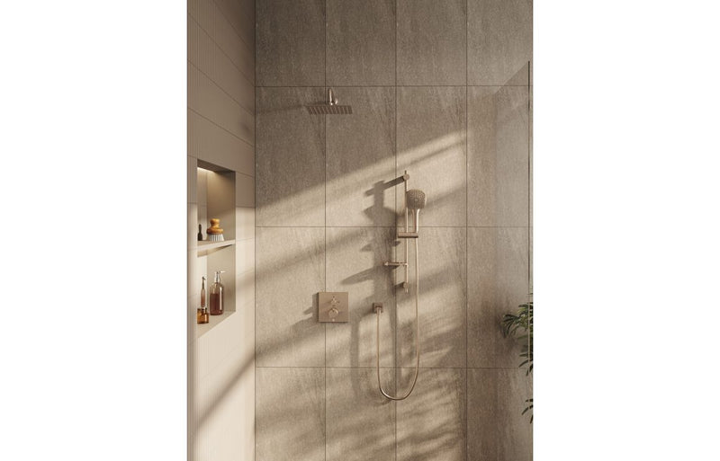 VitrA Origin Wall Mounted Connection Pipe (Long) - Brushed Nickel