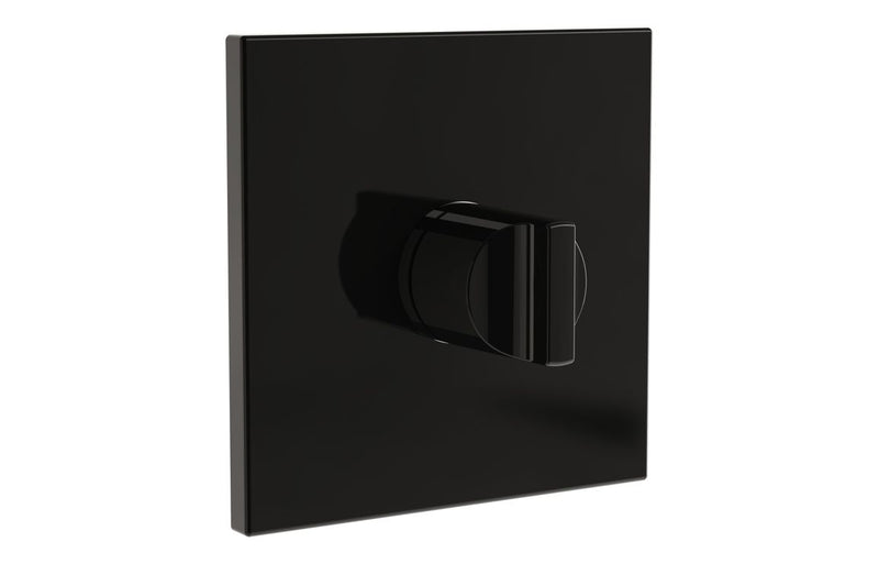 VitrA Suit Wall Mounted 3-Way Diverter - Gloss Black