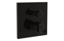 VitrA Suit Integrated Thermostatic Bath/Shower Mixer - Gloss Black