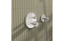 VitrA Root Round Integrated Thermostatic Bath/Shower Mixer Valve - Chrome