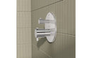 VitrA Root Round Integrated Thermostatic Bath/Shower Mixer Valve - Chrome