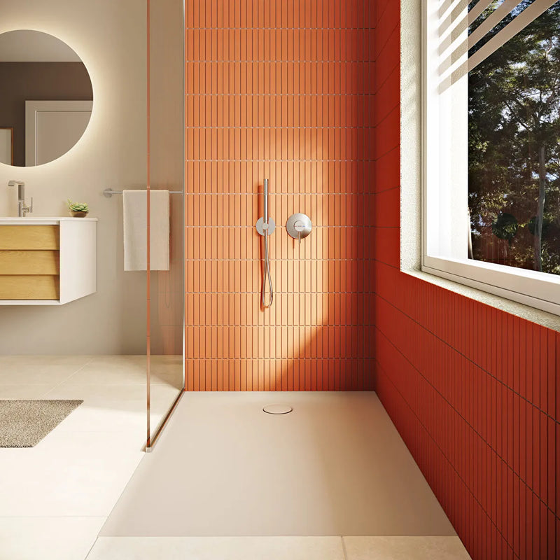 VitrA Leaf 90mm x 90mm Waste Set - Matt Taupe