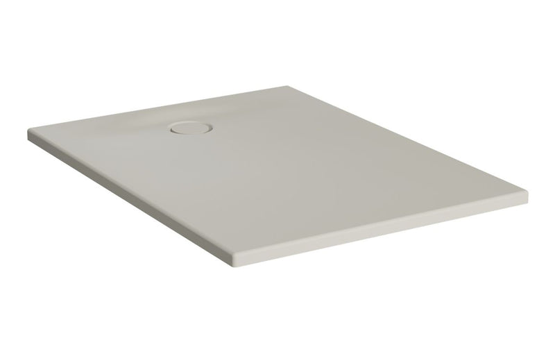 VitrA Leaf 1000mm x 800mm Rectangular Tray - Matt Taupe