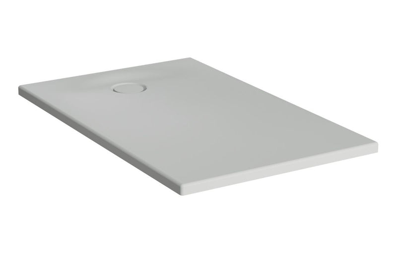 VitrA Leaf 1000mm x 750mm Rectangular Tray - Matt Gray