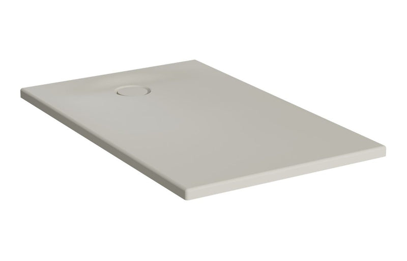 VitrA Leaf 1000mm x 750mm Rectangular Tray - Matt Taupe