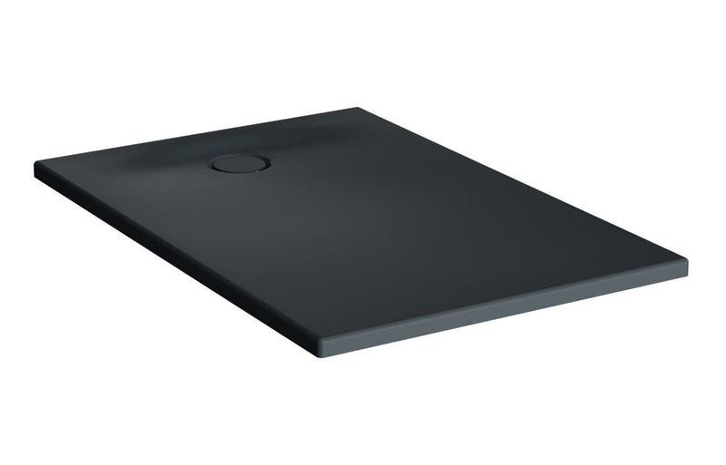 VitrA Leaf 1200mm x 800mm Rectangular Tray - Matt Anthracite