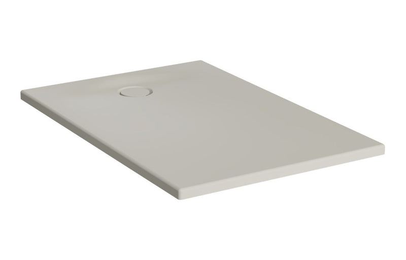 VitrA Leaf 1200mm x 800mm Rectangular Tray - Matt Taupe