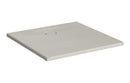 VitrA Leaf 900mm x 900mm Square Tray - Matt Taupe