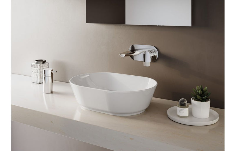 VitrA Geo 545x400mm 0TH Basin with Overflow - White