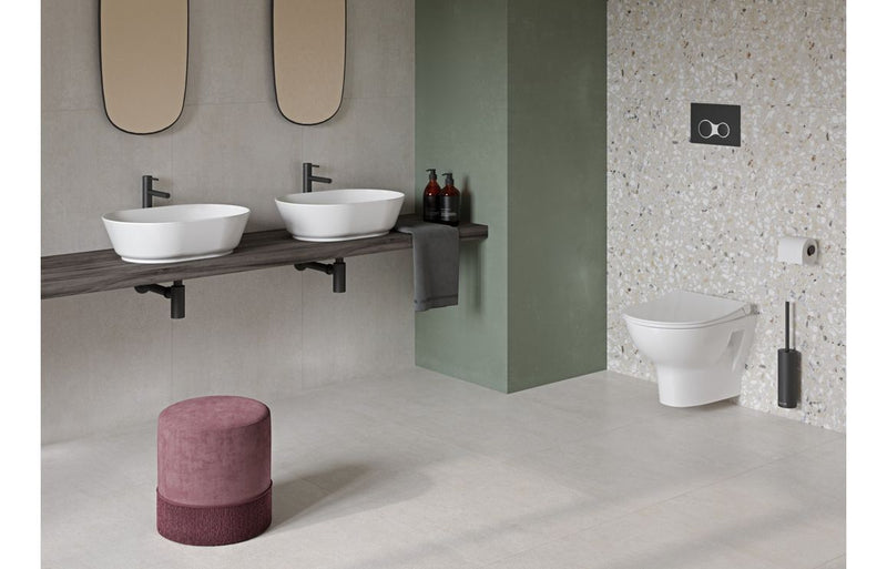 VitrA Geo 545x400mm 0TH Basin with Overflow - White