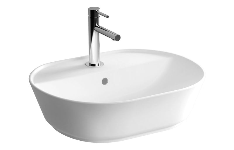 VitrA Geo 545x430mm 1TH Basin with Overflow - White