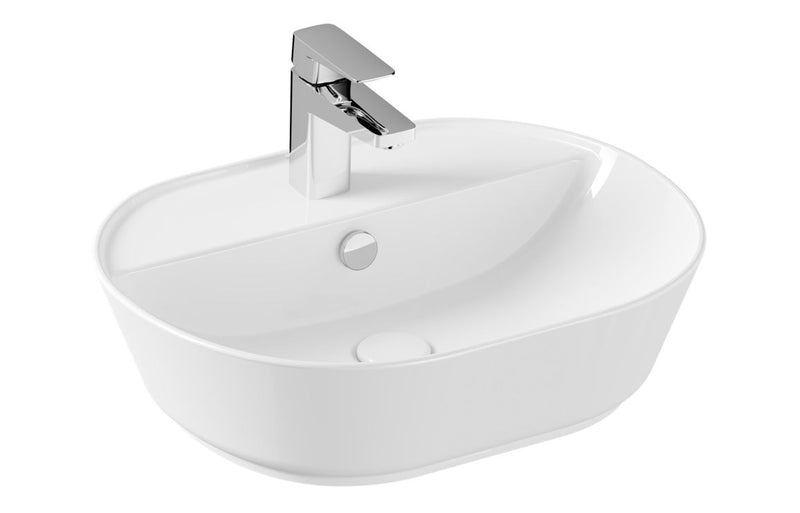VitrA Geo 545x430mm 1TH Basin with Overflow - White