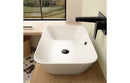 VitrA Geo 600x400mm 0TH Basin (No Overflow) - White