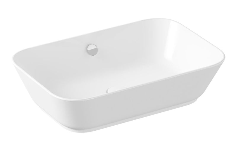 VitrA Geo 600x400mm 0TH Basin with Overflow - White