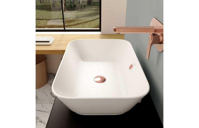 VitrA Geo 600x400mm 0TH Basin with Overflow - White