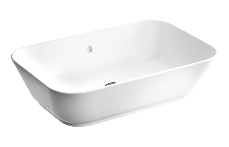 VitrA Geo 600x400mm 0TH Basin with Overflow - White