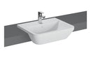 VitrA Integra 550x450mm 1TH Semi Recessed Basin - White