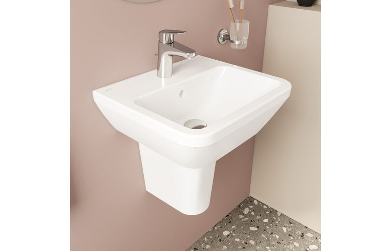 VitrA Integra 445x400mm 1TH Basin with Overflow - White