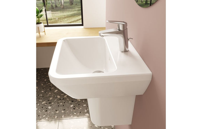 VitrA Integra 445x400mm 1TH Basin with Overflow - White