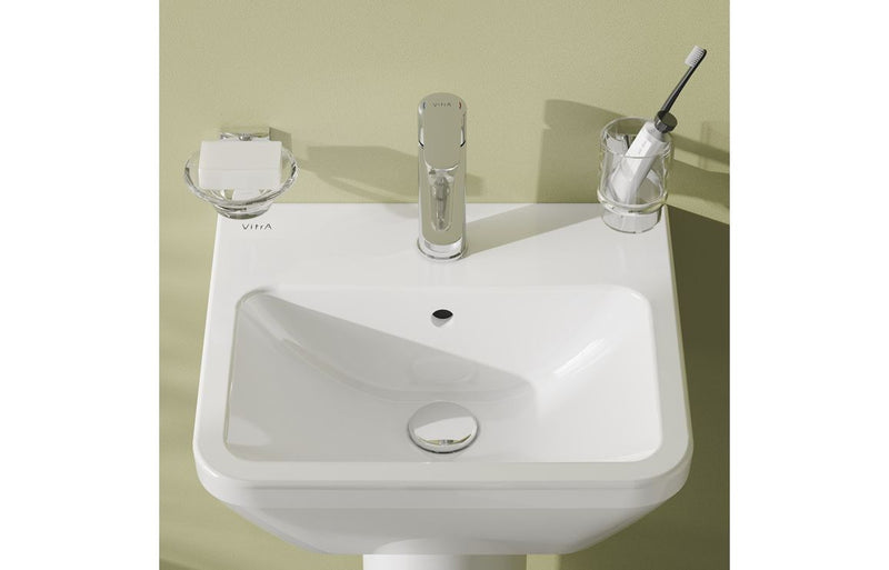 VitrA Integra 445x400mm 1TH Basin with Overflow - White