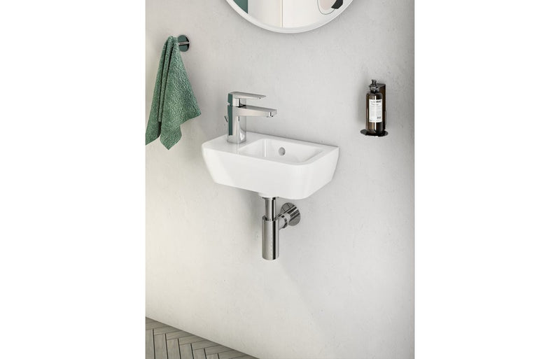 VitrA Integra 370x220mm 1TH Compact Basin (No Overflow) (LH) - White