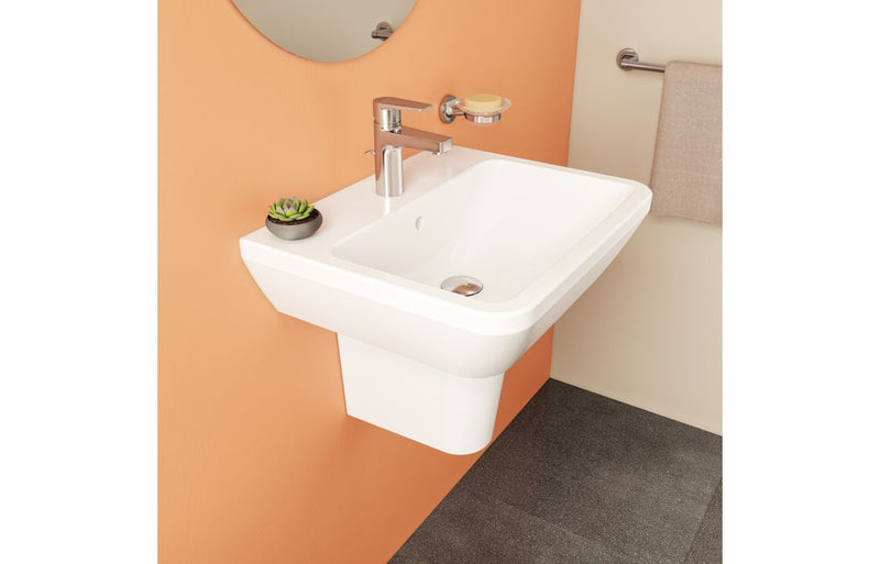 VitrA Integra 550x445mm 1TH Basin with Overflow - White