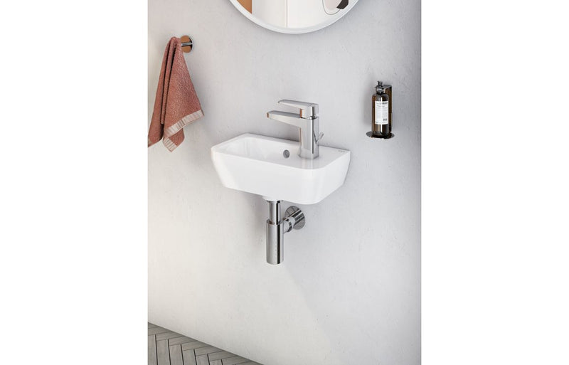 VitrA Integra 370x220mm 1TH Compact Basin (No Overflow) (RH) - White