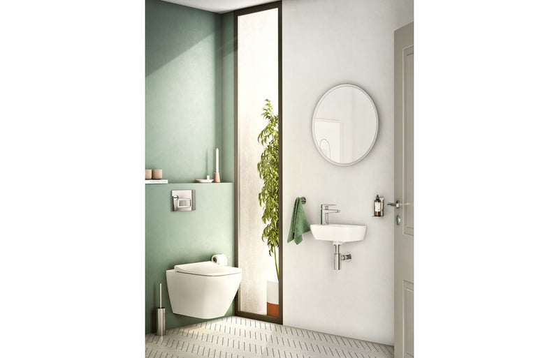 VitrA Integra 370x220mm 1TH Compact Basin (No Overflow) (RH) - White