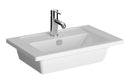 VitrA Integra 600x385mm 1TH Compact Basin with Overflow - White