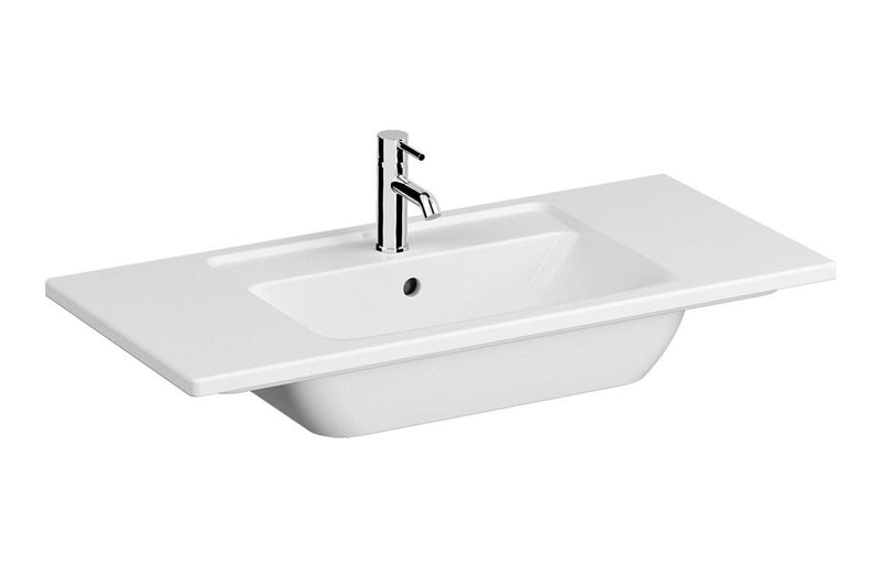VitrA Integra 1000x465mm 1TH Vanity Basin with Overflow - White
