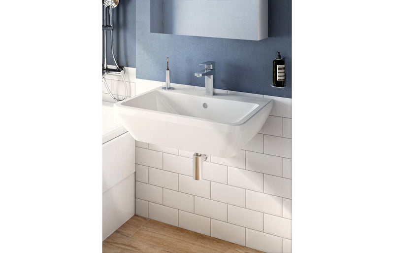 VitrA Integra 650x490mm 1TH Basin with Overflow - White