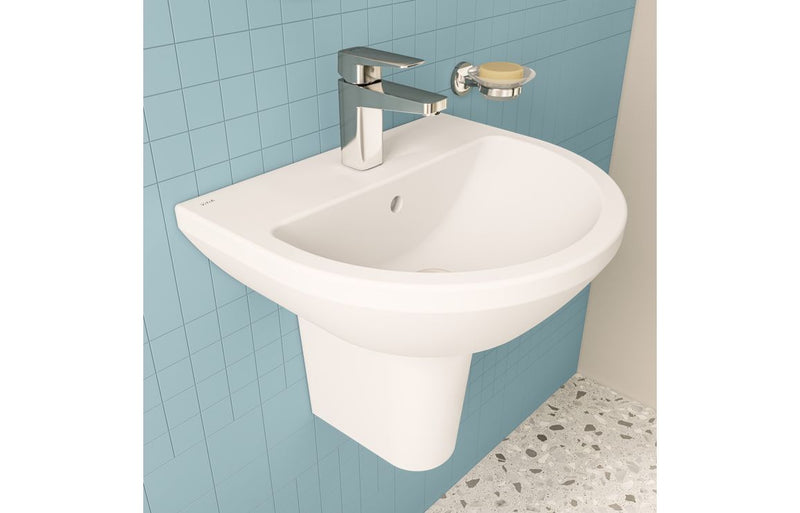 VitrA Integra 495x430mm 1TH Basin with Overflow - White