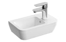 VitrA Integra 370x220mm 0TH Compact Basin with Overflow (RH) - White