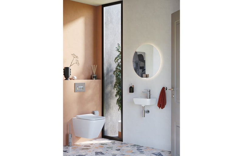 VitrA Integra 370x220mm 0TH Compact Basin with Overflow (RH) - White