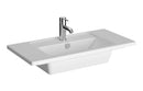 VitrA Integra 800x385mm 1TH Vanity Basin with Overflow - White