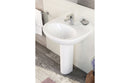 VitrA Zentrum 190x180mm Full Pedestal Only - White