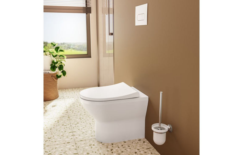 VitrA Integra Rimless Back to Wall Pan Only - White