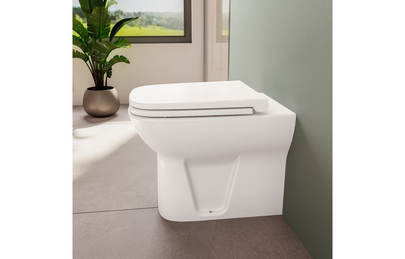 VitrA S20 Back to Wall Pan Only - White