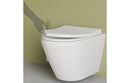 VitrA Integra Rimless Wall Hung Pan Only (Hidden Fix) - White