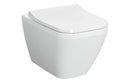 VitrA Integra Square Wall Hung Pan Only - White