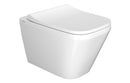 VitrA Integra Square Rimless Wall Hung Pan Only - White