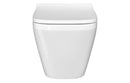 VitrA Integra Square Rimless Wall Hung Pan Only - White