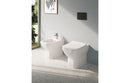 VitrA Integra Square Back to Wall Bidet - White