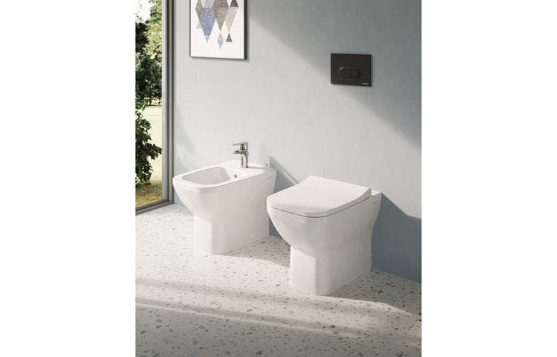 VitrA Integra Square Back to Wall Bidet - White