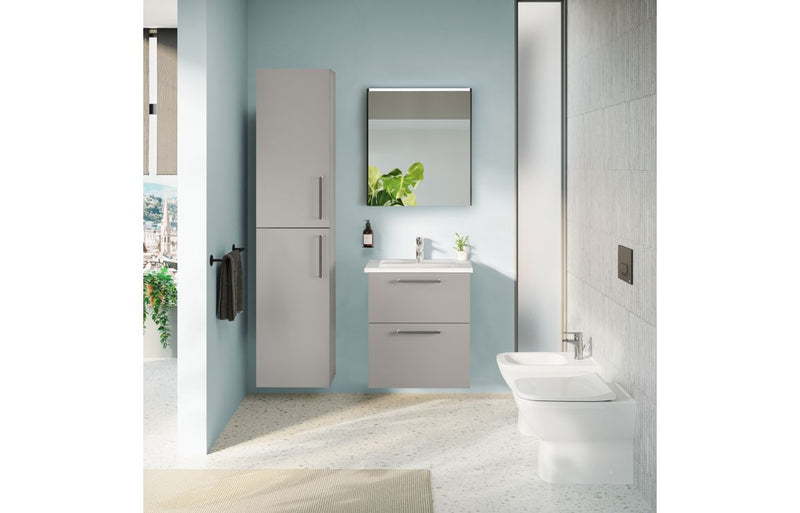 VitrA Integra Square Back to Wall Bidet - White