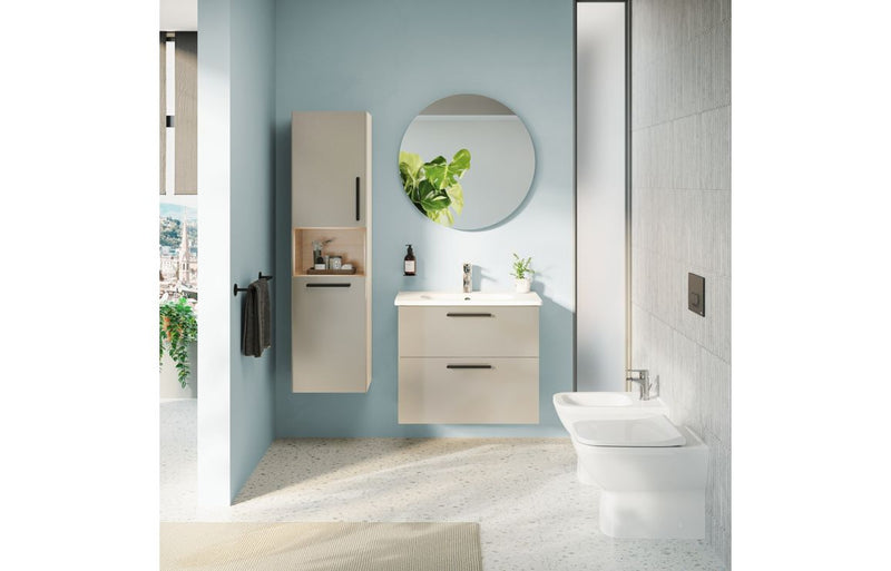 VitrA Integra Square Back to Wall Bidet - White